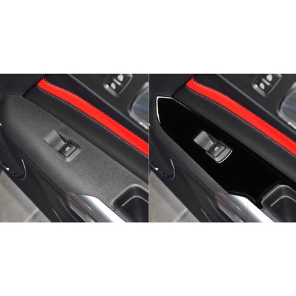 For Ford Mustang 2015-2020 Car Window Lift Panel Decorative Sticker, Left Drive (Black) - Car Interior Mouldings by PMC Jewellery | Online Shopping South Africa | PMC Jewellery | Buy Now Pay Later Mobicred