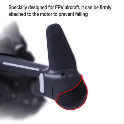 Sunnylife FV-Q9308 4 PCS Motor Protective Cover Motors Silicone Cap Protector for DJI FPV (Black) -  by Sunnylife | Online Shopping South Africa | PMC Jewellery | Buy Now Pay Later Mobicred