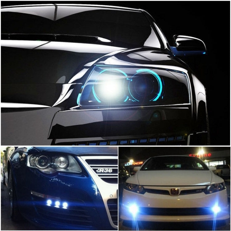 3.0 inch DC 12V 10W 900LM 6500K Car Angel Eyes Fog Lamp Foglight(White Light + White Light) - Fog / Driving Lights by PMC Jewellery | Online Shopping South Africa | PMC Jewellery | Buy Now Pay Later Mobicred