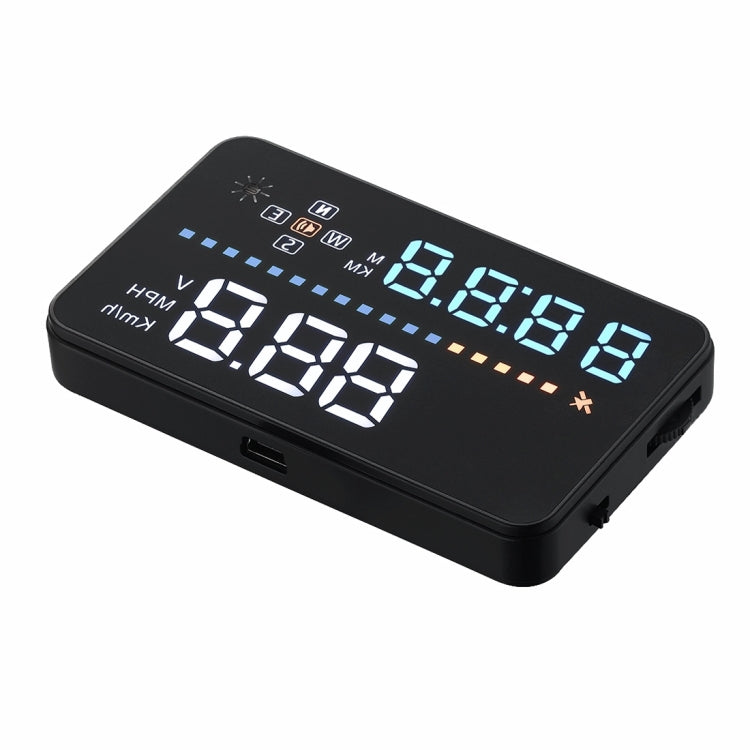 A3 3.5 inch Car GPS HUD / OBD Vehicle-mounted Gator Automotive Head Up Display Security System with Multi-color LED, Support Car Speed & Local Real Time & Driving Direction / Distance / Time & Voltage ... Sensor, Mile Switching, Over Speed Alarm Functions - Head Up Display System by PMC Jewellery | Online Shopping South Africa | PMC Jewellery | Buy Now Pay Later Mobicred