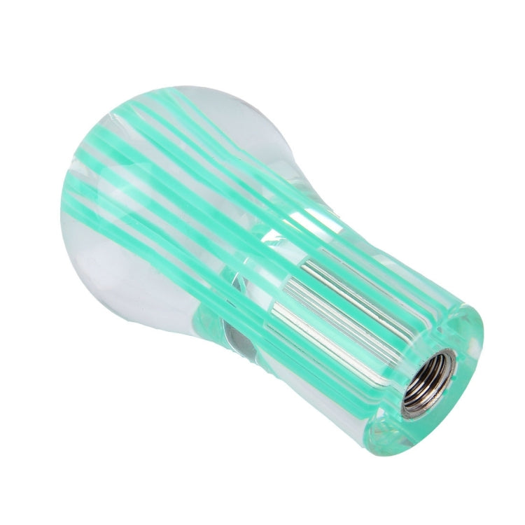 Crystal Double Light Car Breathing Racing Dash LED Magic Lamp Gear Head Shift Knob with Base, Size: 8.2 * 4.5 * 3.0 cm(Green Light + Blue Light) - Shift Knob by PMC Jewellery | Online Shopping South Africa | PMC Jewellery | Buy Now Pay Later Mobicred