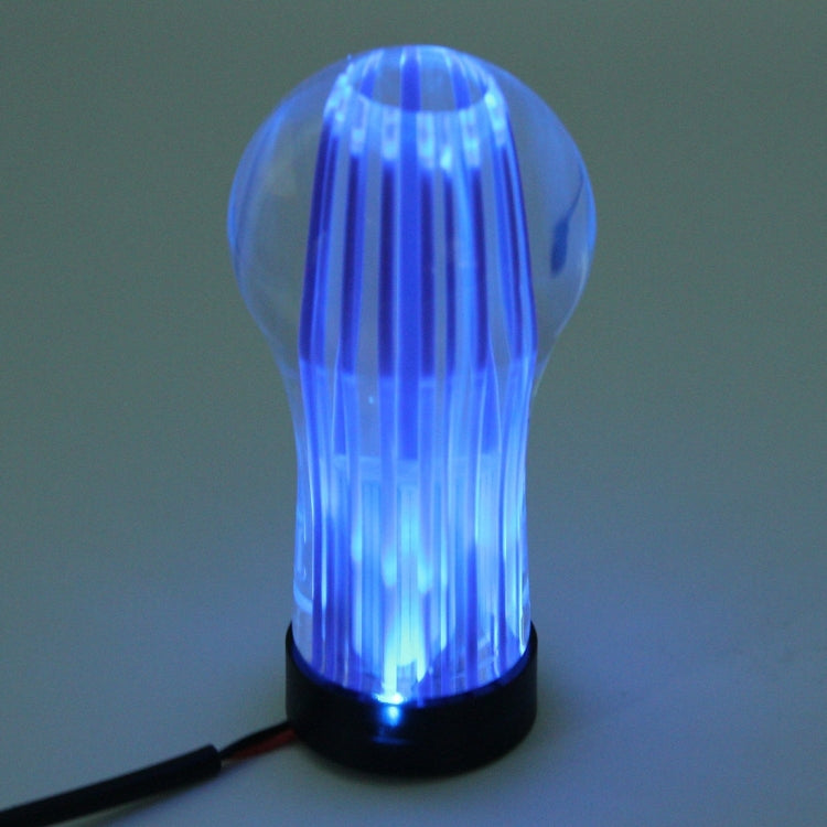 Crystal Double Light Car Breathing Racing Dash LED Magic Lamp Gear Head Shift Knob with Base, Size: 8.2 * 4.5 * 3.0 cm(Green Light + Blue Light) - Shift Knob by PMC TechLife | Online Shopping South Africa | PMC TechLife | Buy Now Pay Later Mobicred