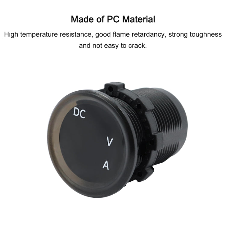 B3613  IP67 Waterproof Car Modification 4.5-30V Voltmeter + Ammeter - Tire Pressure Gauges by PMC TechLife | Online Shopping South Africa | PMC TechLife | Buy Now Pay Later Mobicred