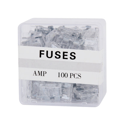 100 PCS 12V Car Add-a-circuit Fuse Tap Adapter Blade Fuse Holder (Big Size)(Transparent) - Fuse by PMC Jewellery | Online Shopping South Africa | PMC Jewellery