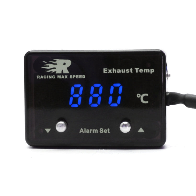 CNSPEED Car Tail Gas Digital Display Thermometer with Sensor P-ETM-01(Blue) - Clocks & Car Meters by PMC Jewellery | Online Shopping South Africa | PMC Jewellery | Buy Now Pay Later Mobicred