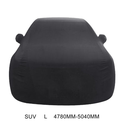 Anti-Dust Anti-UV Heat-insulating Elastic Force Cotton Car Cover for SUV, Size: L, 4.78m~5.04m(Black) - PE Material by PMC Jewellery | Online Shopping South Africa | PMC Jewellery | Buy Now Pay Later Mobicred