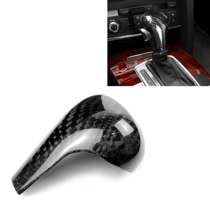 For Left Driving Universal Carbon Fiber Car Gear Shift Knob Modified Shifter Lever Knob for AUDI A4 / A5 / A6 / A7 / Q5 Q7 - Shift Knob by PMC Jewellery | Online Shopping South Africa | PMC Jewellery | Buy Now Pay Later Mobicred