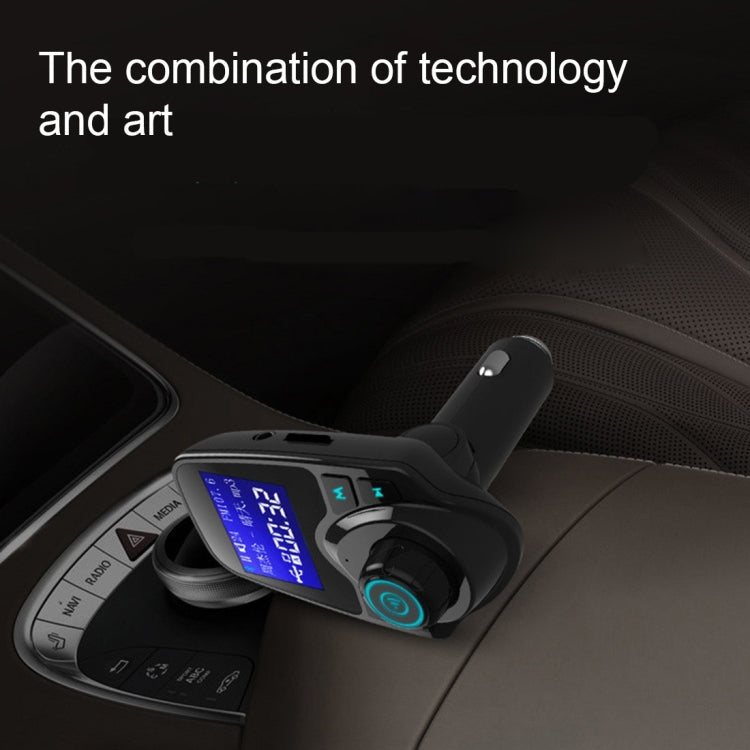 T11 Bluetooth FM Transmitter Car MP3 Player with LED Display, Support Double USB Charge & Handsfree & TF Card & U Disk Music Play Function - Bluetooth Car Kits by PMC Jewellery | Online Shopping South Africa | PMC Jewellery | Buy Now Pay Later Mobicred