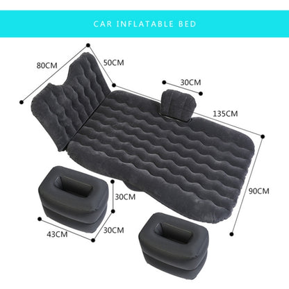 Universal Car Travel Inflatable Mattress Air Bed Camping Back Seat Couch, Size: 90 x 135cm(Beige) - Seat Accessories by PMC Jewellery | Online Shopping South Africa | PMC Jewellery | Buy Now Pay Later Mobicred