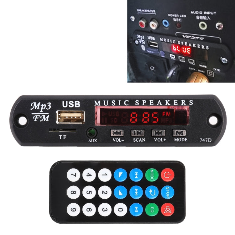 Car 12V Audio MP3 Player Decoder Board FM Radio TF USB 3.5 mm AUX, without Bluetooth and Recording - Car MP3 & MP4 & MP5 by PMC TechLife | Online Shopping South Africa | PMC TechLife | Buy Now Pay Later Mobicred