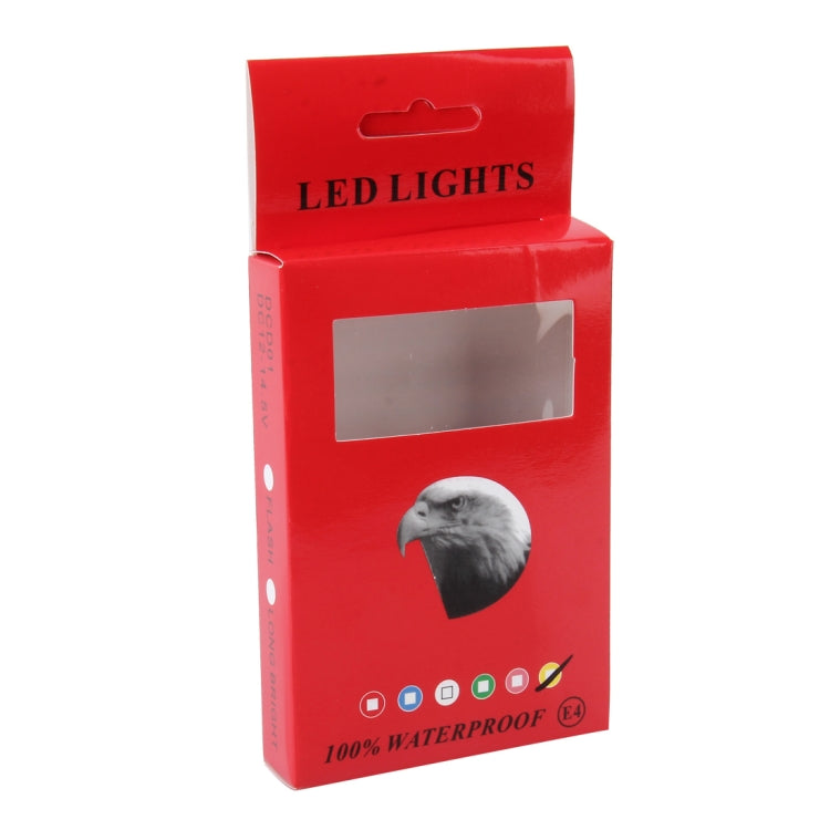 2 PCS 12V 3W  Blue Light Eagle Eyes LED Strobe Light For Motorcycle ���Wire Length: 90cm - Eagle Eye Lights by PMC TechLife | Online Shopping South Africa | PMC TechLife