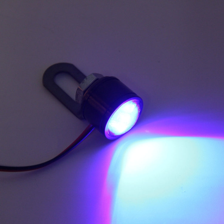 2 PCS 12V 3W  Blue Light Eagle Eyes LED Strobe Light For Motorcycle ���Wire Length: 90cm - Eagle Eye Lights by PMC TechLife | Online Shopping South Africa | PMC TechLife