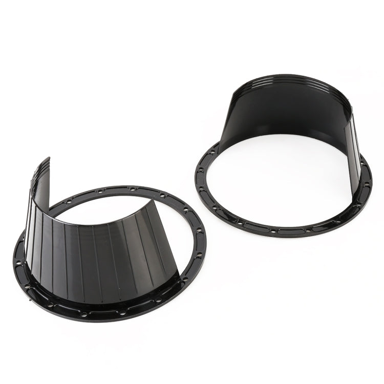 2 PCS 6.5 inch Car Auto Loudspeaker Plastic Waterproof Cover with Protective Cushion Pad, Inner Diameter: 14.5cm - Car Amplifiers by PMC Jewellery | Online Shopping South Africa | PMC Jewellery | Buy Now Pay Later Mobicred