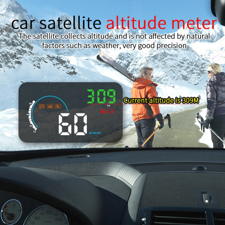 Q5 GPS 4 inch Vehicle-mounted Head Up Display Security System, Support Running Speed & Direction & Distance / Driving Kilometres / - Head Up Display System by PMC Jewellery | Online Shopping South Africa | PMC Jewellery | Buy Now Pay Later Mobicred