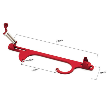 Car Modification Throttle Base Cable Base Section Aluminum Alloy Throttle Cable(Red) - Engine Fittings by PMC Jewellery | Online Shopping South Africa | PMC Jewellery | Buy Now Pay Later Mobicred