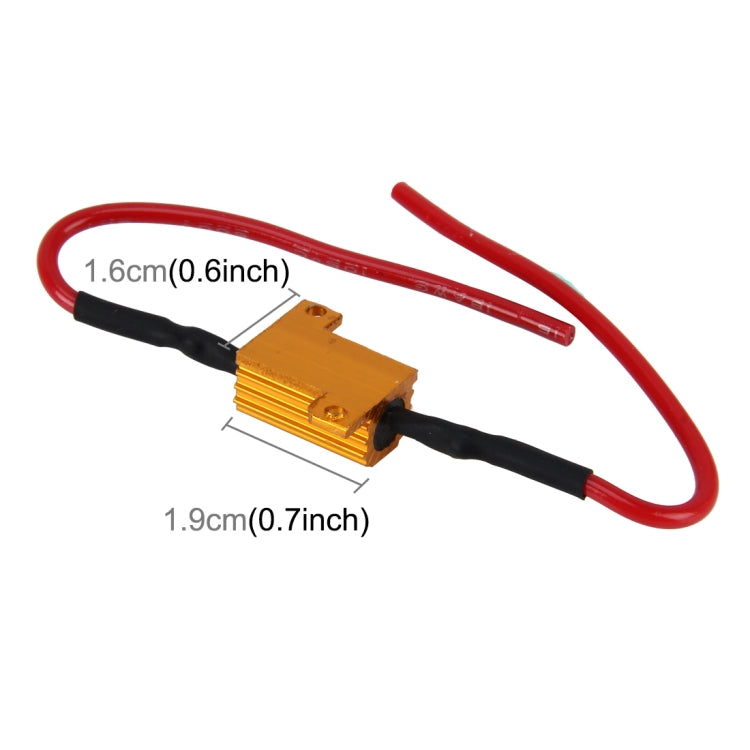 2 PCS Car Canbus Error Canceller Decoder Load Resistor LED 10W 39 Ohm No Blinking Decoder - Headlight Ballast by PMC Jewellery | Online Shopping South Africa | PMC Jewellery | Buy Now Pay Later Mobicred