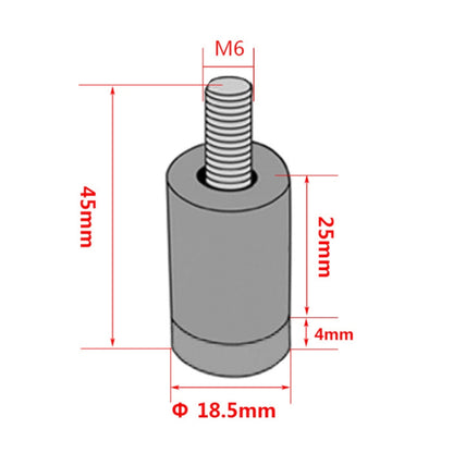 4 PCS Car Modified Isolation Column Engine Cover Blocked Up Screw Engine Turbine Ventilation Gasket Screw Washer (Black) - Nuts & Bolts by PMC Jewellery | Online Shopping South Africa | PMC Jewellery | Buy Now Pay Later Mobicred