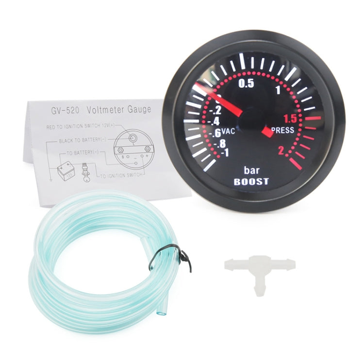 52mm 12V Universal Car Modified Bar Boost Gauge - Clocks & Car Meters by PMC TechLife | Online Shopping South Africa | PMC TechLife | Buy Now Pay Later Mobicred