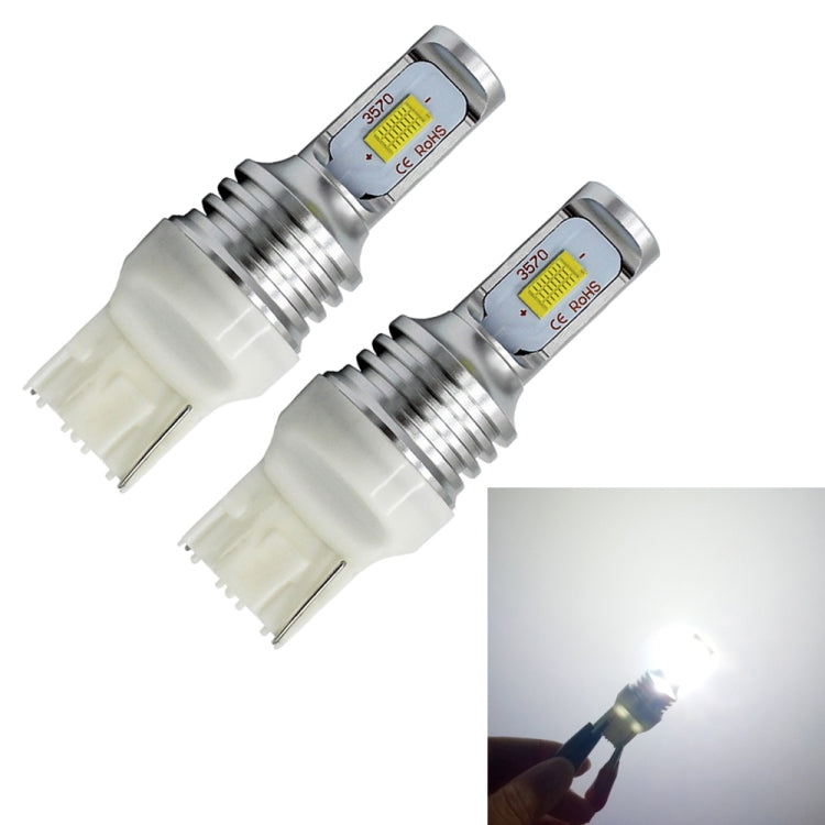 2 PCS T20/7440 72W 1000LM 6000-6500K Bright White Light Car Turn Backup LED Bulbs Reversing Lights, DC 12-24V - Arrow Turn Lights by PMC Jewellery | Online Shopping South Africa | PMC Jewellery | Buy Now Pay Later Mobicred