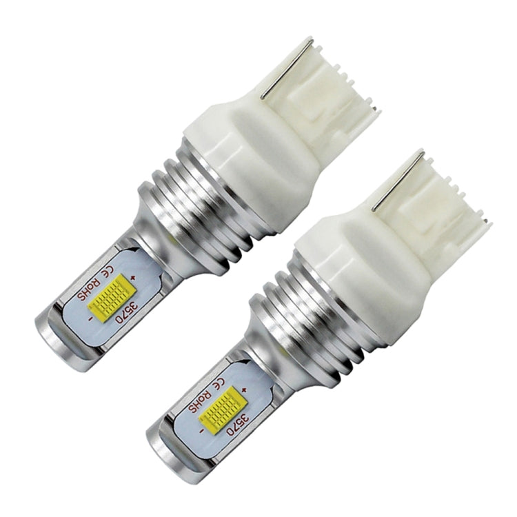 2 PCS T20/7440 72W 1000LM 6000-6500K Bright White Light Car Turn Backup LED Bulbs Reversing Lights, DC 12-24V (Ice Blue Light) - Arrow Turn Lights by PMC Jewellery | Online Shopping South Africa | PMC Jewellery | Buy Now Pay Later Mobicred