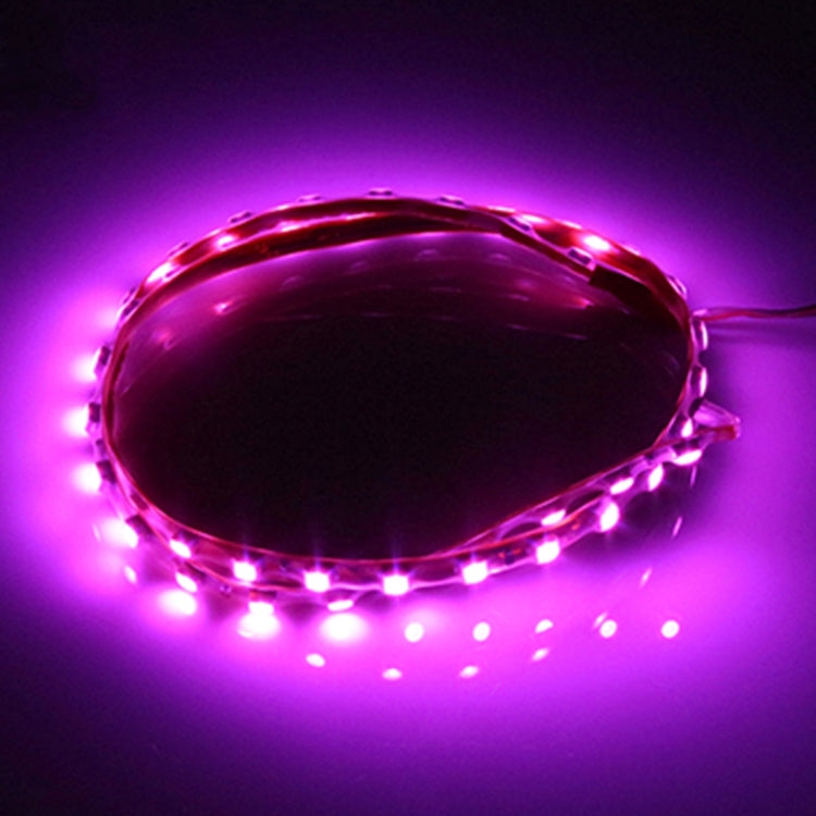 5 PCS 45 LED 3528 SMD Waterproof Flexible Car Strip Light for Car Decoration, DC 12V, Length: 90cm(Pink Light) - Decorative Lights by PMC Jewellery | Online Shopping South Africa | PMC Jewellery | Buy Now Pay Later Mobicred