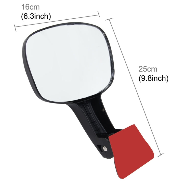 Car Rear Seat Rearview Mirror Back Row Rear View Mirror Children Observed Interior Mirror(Black) - Interior Mirrors by PMC Jewellery | Online Shopping South Africa | PMC Jewellery | Buy Now Pay Later Mobicred