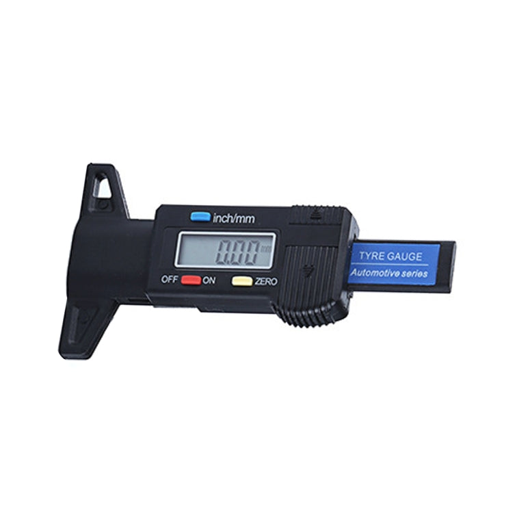 0-25mm Electronic Digital Tread Plan Refinding Rounds Refinding Outcome Exists Tread Tablets Type Gauge Depth Vernier Caliper Measuring Tools(Black) - Electronic Test by PMC Jewellery | Online Shopping South Africa | PMC Jewellery | Buy Now Pay Later Mobicred