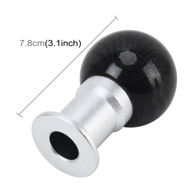 Universal Ball Shape Car Gear Shift Knob Modified Car Gear Shift Knob Auto Transmission Shift Lever Knob Carbon Lead Gear Knobs - Shift Knob by PMC Jewellery | Online Shopping South Africa | PMC Jewellery | Buy Now Pay Later Mobicred