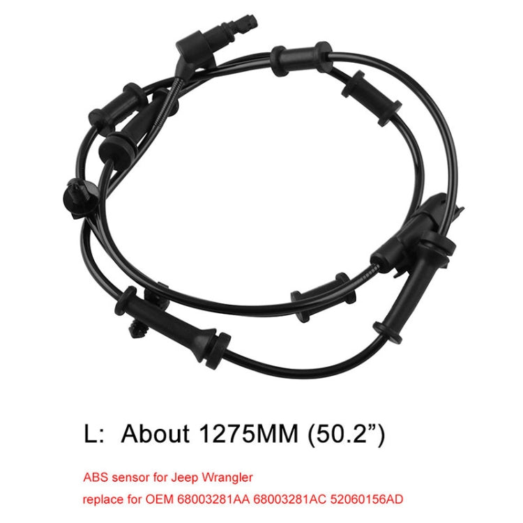 Car Front ABS Wheel Speed Sensor 68003281AC for 2007-2018 Jeep Wrangler JK - Automobiles Sensors by PMC Jewellery | Online Shopping South Africa | PMC Jewellery | Buy Now Pay Later Mobicred