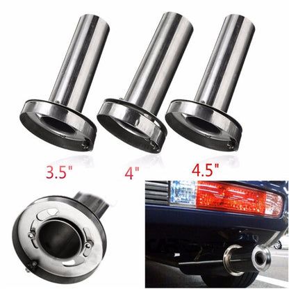 3.5 inch Universal Car 304 Stainless Steel Exhaust Pipe Muffler Adjustable Tail Muffler Tip - Exhaust Pipes by PMC Jewellery | Online Shopping South Africa | PMC Jewellery | Buy Now Pay Later Mobicred