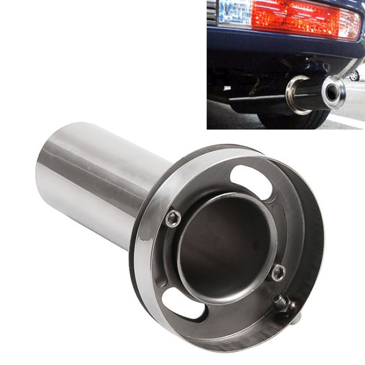 4 inch Universal Car 304 Stainless Steel Exhaust Pipe Muffler Adjustable Tail Muffler Tip - Exhaust Pipes by PMC Jewellery | Online Shopping South Africa | PMC Jewellery | Buy Now Pay Later Mobicred