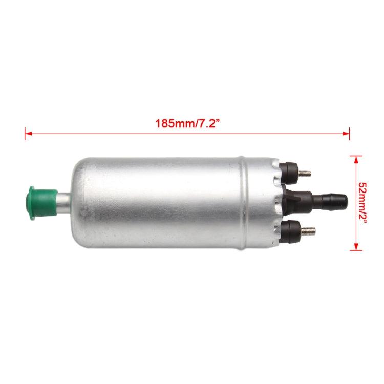 Car 140L/H High Flow In-Line Injection Fuel Pump External Electric Fuel Pump Flow 0580464038 for Mercedes-Benz / Renault / Peugeot / Opel / BMW / Citroen (Silver) - Engine Fittings by PMC Jewellery | Online Shopping South Africa | PMC Jewellery | Buy Now Pay Later Mobicred