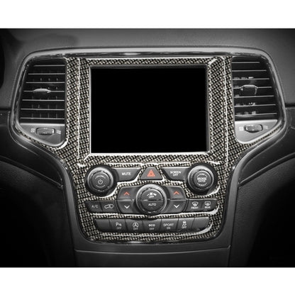 Car Central Control Navigation Carbon Fiber Decorative Sticker for Jeep Grand Cherokee 2011-2017 - Car Interior Mouldings by PMC Jewellery | Online Shopping South Africa | PMC Jewellery | Buy Now Pay Later Mobicred