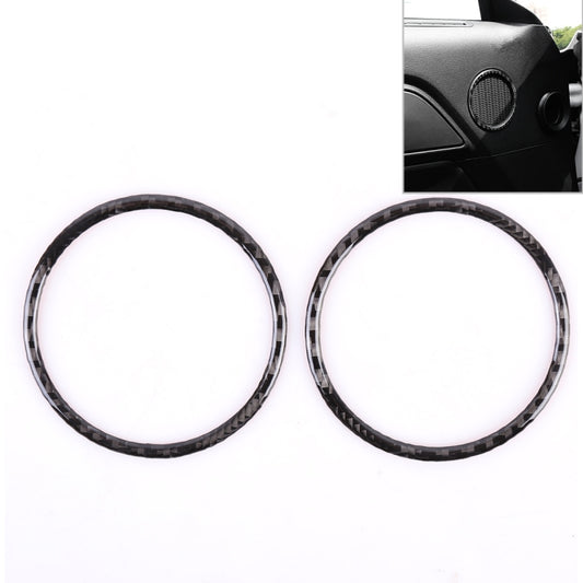 2 PCS Car Door Horn Trim Ring Decorative Sticker for Ford Mustang - Decoration Rings by PMC Jewellery | Online Shopping South Africa | PMC Jewellery | Buy Now Pay Later Mobicred