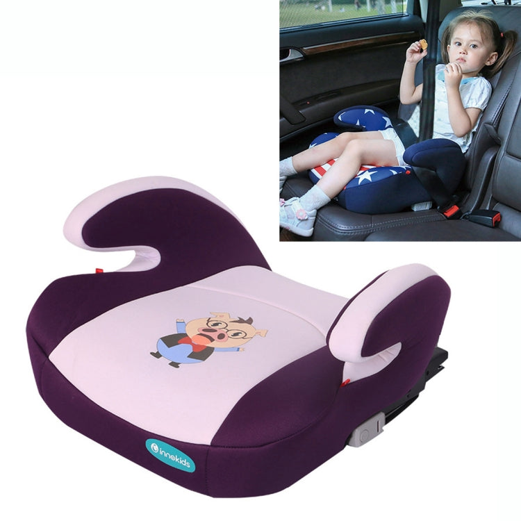 Kids Children Cartoon Animal Print ISOFIX Interface Car Booster Seat Heightening Cushion, Fit Age: 3-12 Years Old - Seat Accessories by PMC Jewellery | Online Shopping South Africa | PMC Jewellery | Buy Now Pay Later Mobicred