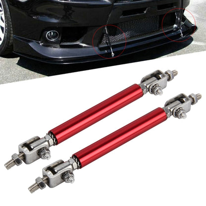 2 PCS Car Modification Large Surrounded By The Rod Telescopic Lever Front and Rear Bars Fixed Front Lip Back Shovel Adjustable Small Rod, Length: 15cm(Red) - Trunk & Bumper Accessories by PMC Jewellery | Online Shopping South Africa | PMC Jewellery | Buy Now Pay Later Mobicred