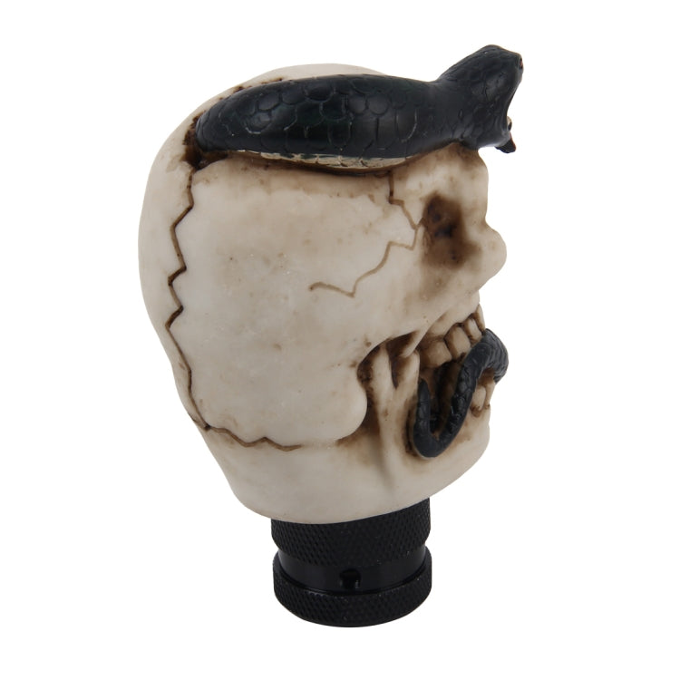 Universal Skull with a Snake Shape Car Gear Shift Knob Modified Car Gear Shift Knob Auto Transmission Shift Lever Knob Resin Gear Knobs - Shift Knob by PMC Jewellery | Online Shopping South Africa | PMC Jewellery | Buy Now Pay Later Mobicred