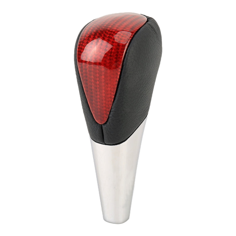 Universal High Carbon Fiber Texture Leather Hole Pattern Car Gear Shift Knob Modified Shifter Lever Knob - Shift Knob by PMC Jewellery | Online Shopping South Africa | PMC Jewellery | Buy Now Pay Later Mobicred