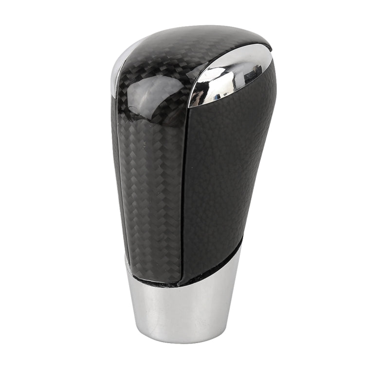 Universal Carbon Fiber Texture Leather Hole Pattern Car Gear Shift Knob Modified Shifter Lever Knob - Shift Knob by PMC Jewellery | Online Shopping South Africa | PMC Jewellery | Buy Now Pay Later Mobicred