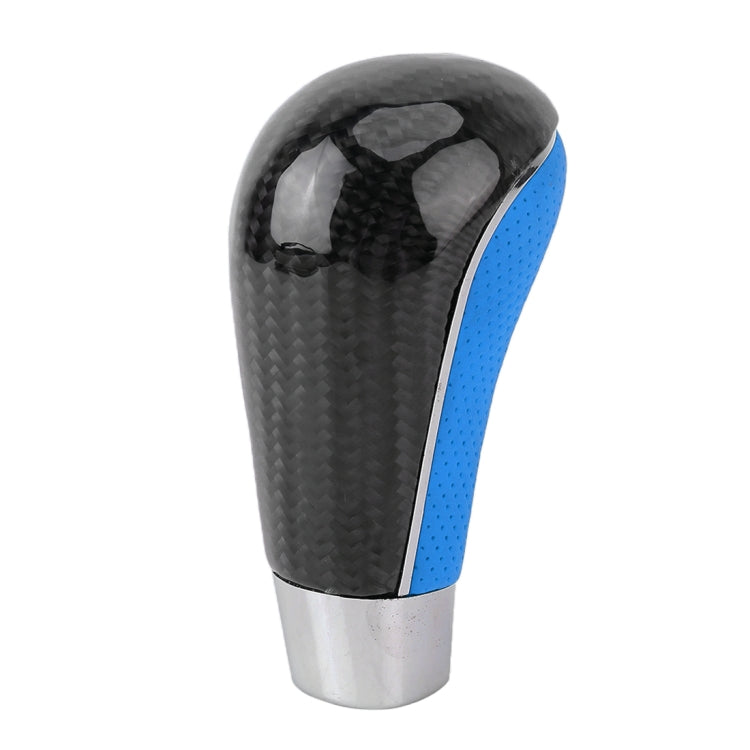 Universal Carbon Fiber Texture Leather Hole Pattern Car Gear Shift Knob Modified Shifter Lever Knob - Shift Knob by PMC Jewellery | Online Shopping South Africa | PMC Jewellery | Buy Now Pay Later Mobicred