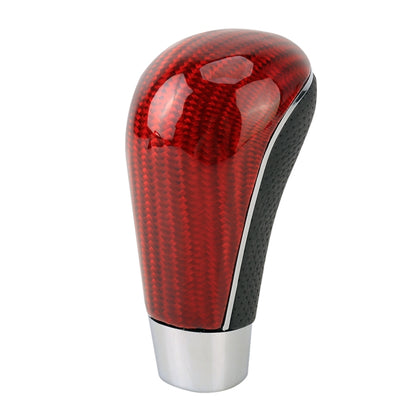 Universal Carbon Fiber Texture Leather Hole Pattern Car Gear Shift Knob Modified Shifter Lever Knob - Shift Knob by PMC Jewellery | Online Shopping South Africa | PMC Jewellery | Buy Now Pay Later Mobicred