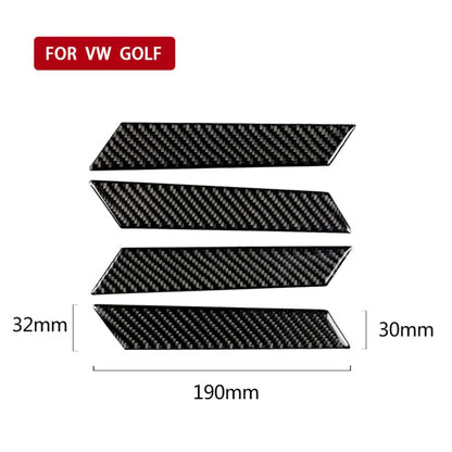 Car Carbon Fiber Door Handle Decorative Sticker for Volkswagen Golf 7 2013-2017 - Car Interior Mouldings by PMC Jewellery | Online Shopping South Africa | PMC Jewellery | Buy Now Pay Later Mobicred