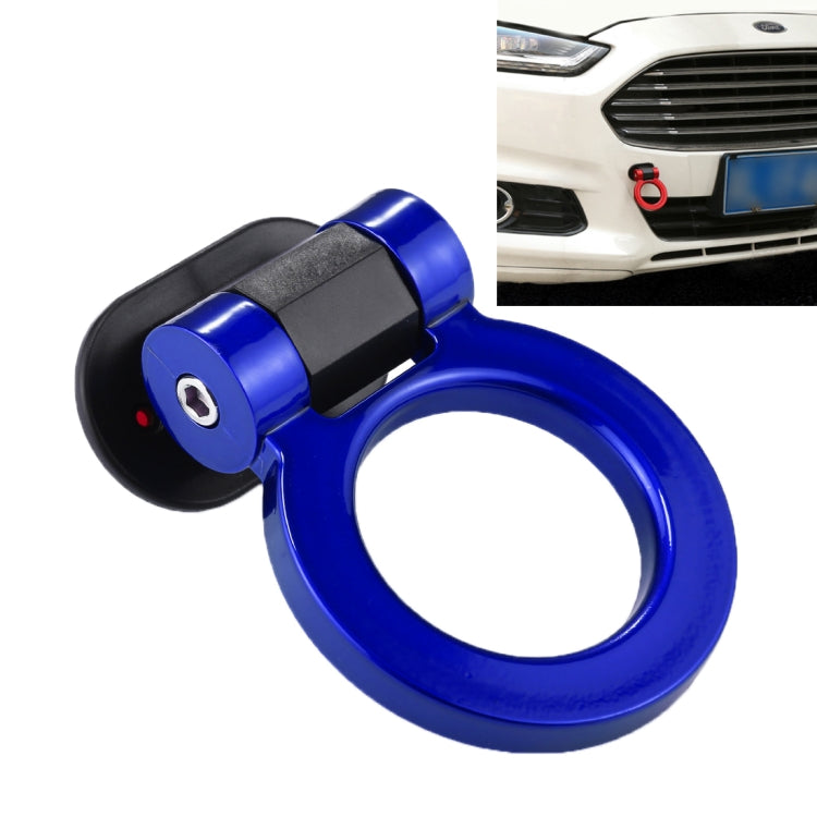 Car Truck Bumper Round Tow Hook Ring Adhesive Decal Sticker Exterior Decoration (Blue) - Towing Bars by PMC Jewellery | Online Shopping South Africa | PMC Jewellery | Buy Now Pay Later Mobicred