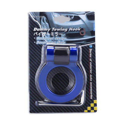 Car Truck Bumper Round Tow Hook Ring Adhesive Decal Sticker Exterior Decoration (Blue) - Towing Bars by PMC Jewellery | Online Shopping South Africa | PMC Jewellery | Buy Now Pay Later Mobicred