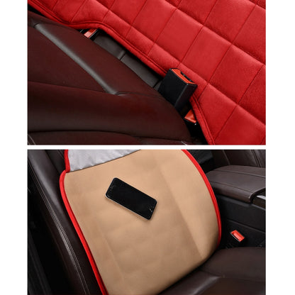 3 PCS / Set  Warm Car Seat Cover Cushion Five Seats Universal Two Front Row Seat Covers and One Back Row Seat Cover Car Non-slip Chair Pad Warm Car Mats No Back Plush Cushion(Black) - Seat Accessories by PMC Jewellery | Online Shopping South Africa | PMC Jewellery | Buy Now Pay Later Mobicred