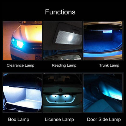 2 PCS T10/W5W/194/501 1.5W 90LM 6000K 9 SMD-3528 LED Bulbs Car Reading Lamp Clearance Light with Decoder, DC 12V - Clearance Lights by PMC Jewellery | Online Shopping South Africa | PMC Jewellery | Buy Now Pay Later Mobicred