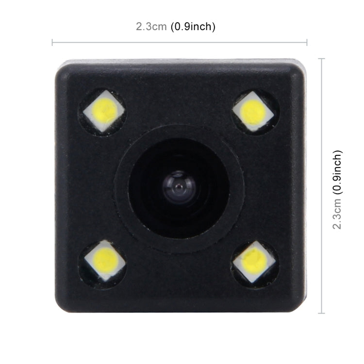 656��492 Effective Pixel HD Waterproof 4 LED Night Vision Wide Angle Car Rear View Backup Reverse Camera for Oversea Version Mazda 2/3 - Rear View Cameras by PMC TechLife | Online Shopping South Africa | PMC TechLife | Buy Now Pay Later Mobicred