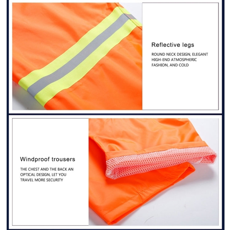 Adult Split Reflective Raincoats Rain Pants Cleaners Waterproof Clothes Labor Insurance Safety Sanitation Suits, Size: L - Reflective Safety Clothing by PMC Jewellery | Online Shopping South Africa | PMC Jewellery | Buy Now Pay Later Mobicred