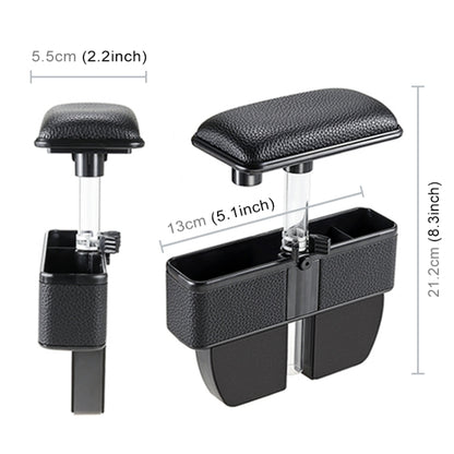 Universal Car Multi-functional Console Side Pocket Seat Gap Side Storage Box with Elbow Support Pad(Black) - Stowing Tidying by PMC Jewellery | Online Shopping South Africa | PMC Jewellery | Buy Now Pay Later Mobicred