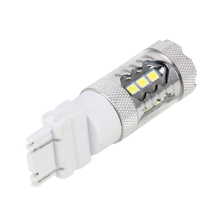 2 PCS T20 / 7440 5W 250LM 6000K Car Auto Turn Light Reversing Lights 16LEDs SMD-2835 Lamps, DC 12V(White Light) - Arrow Turn Lights by PMC Jewellery | Online Shopping South Africa | PMC Jewellery | Buy Now Pay Later Mobicred